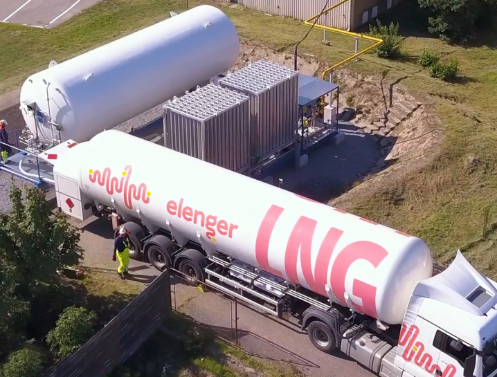 Stacja LNG Elenger dla firm