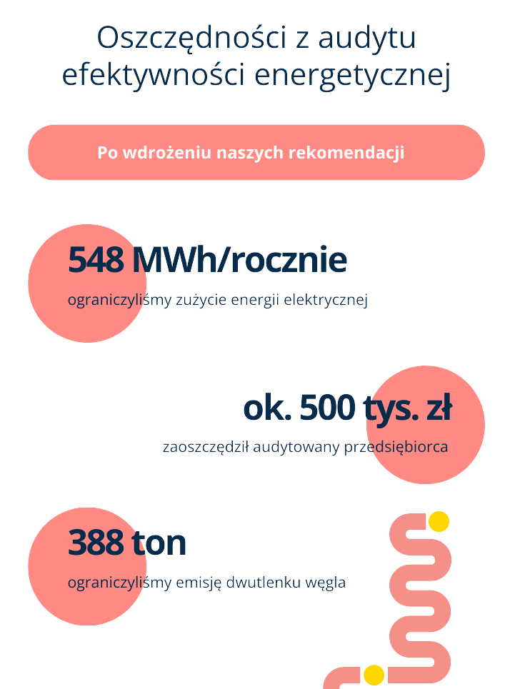 Przyklad oszczednosci z audytu
