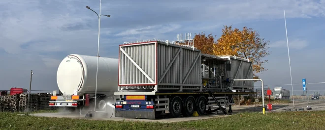 Mobilna stacja LNG