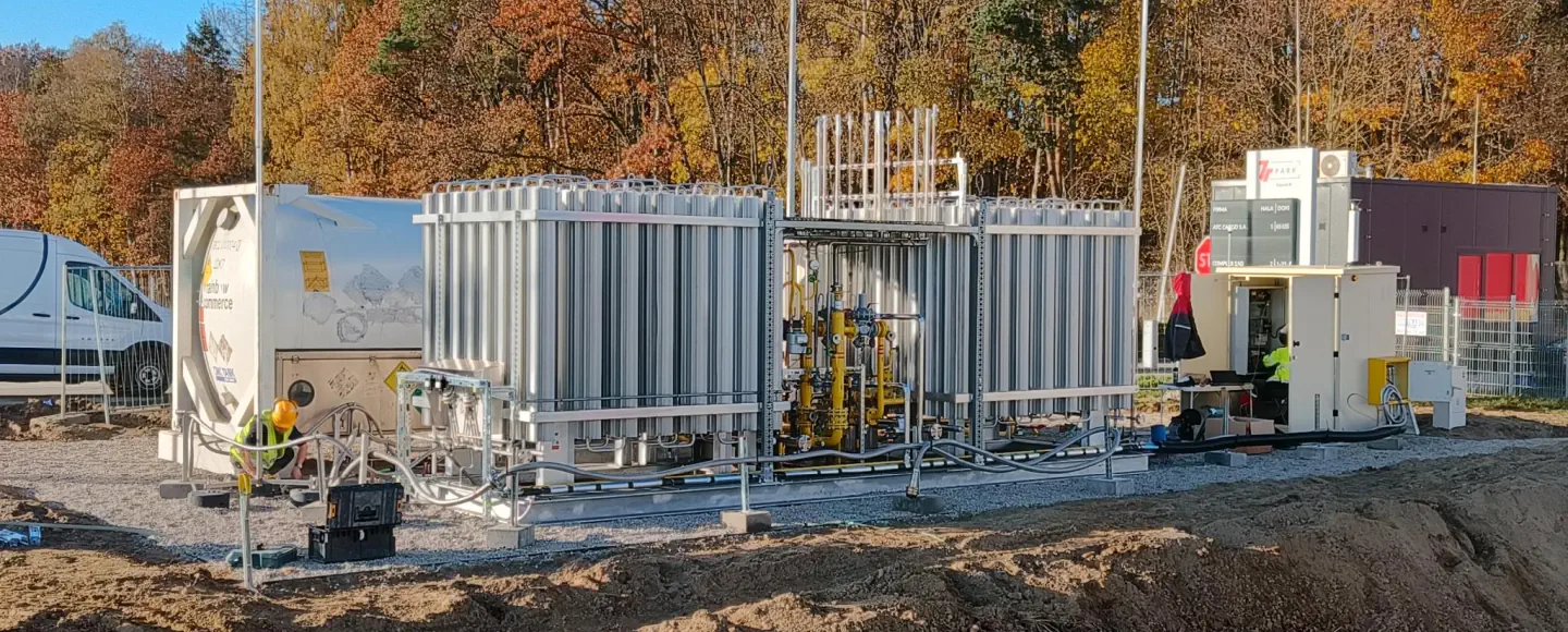 Stacja mobilna LNG Elenger