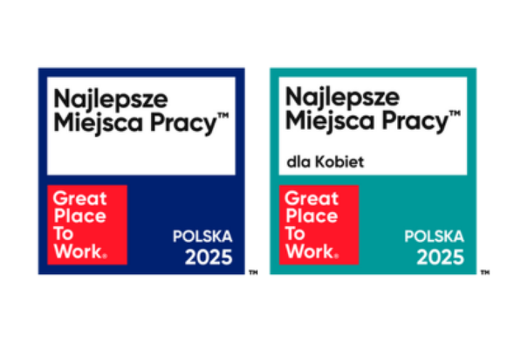 logo certyfikatu great place to work 2025 dla elenger